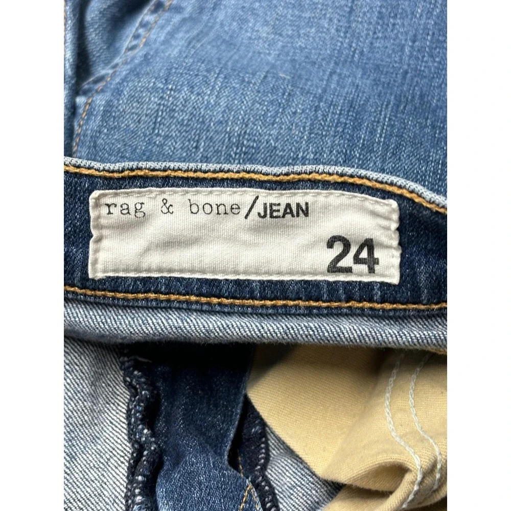 Rag & Bone‎ Denim Jeans Size 24 Bainbridge Wash Distressed Hem